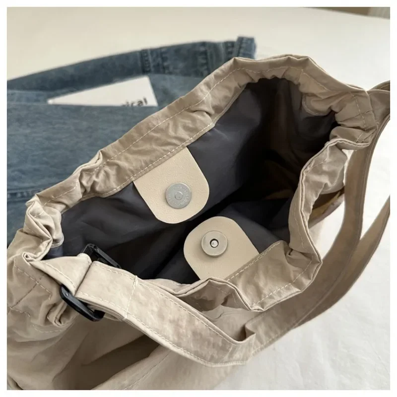 Homefish Damen Minimalistische Große Kapazität Tragetasche Trendige Sommer Leichte Vielseitige Schulter-Umhängetasche – Detail 7