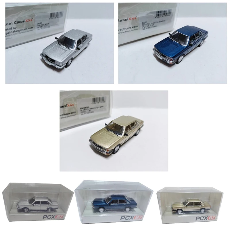 

Premium ClassiXXs PCX 1: 87 Scale Audi 100/200 C2 Four-door Sports Plastic Car Model Collection Display Toy Gifts