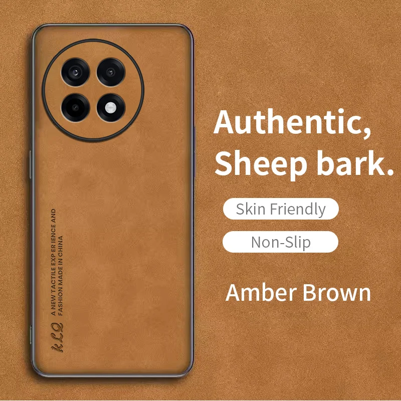 OnePlius 13 13R 전화 케이스의 경우 고급 레트로 가죽 충격 방지 클래식 소프트 TPU 고무 Buiness 스킨 케이스 커버