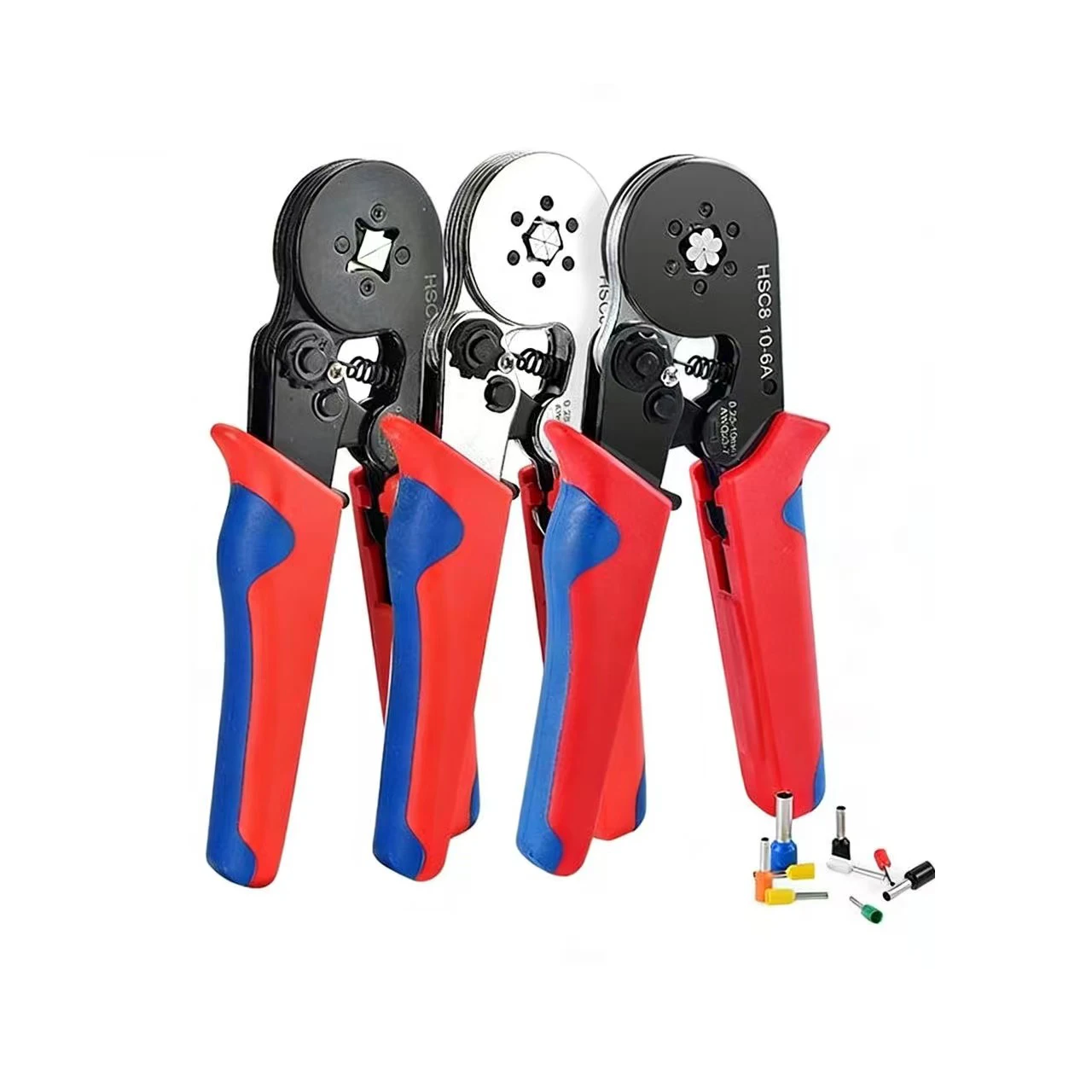 VE Rohr-Typ professionelle Crimpzange TE Kaltpress-Verdrahtungsklemme Luftschalter Buchse Draht Crimpzange