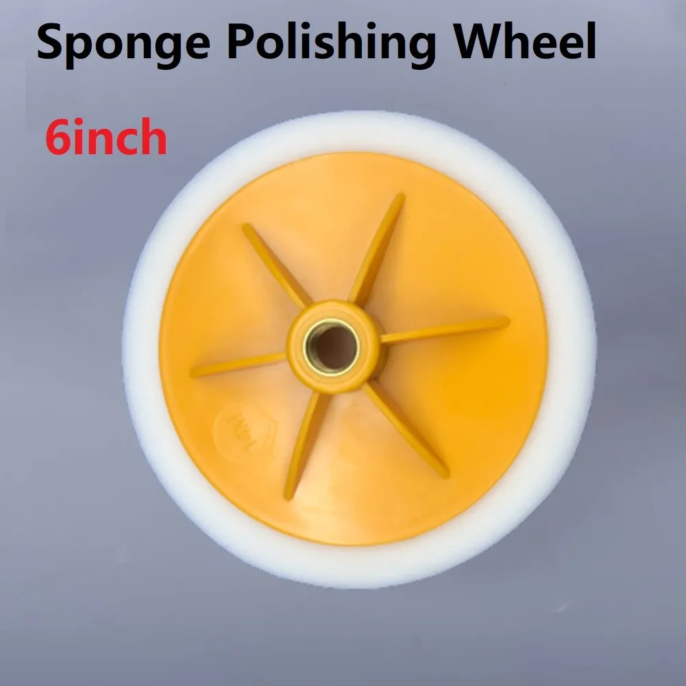 

6inch150mm Standard Compounding Polishing Head Car Hub Sponge Foam Buffing Wheel Cost-effective And Economical