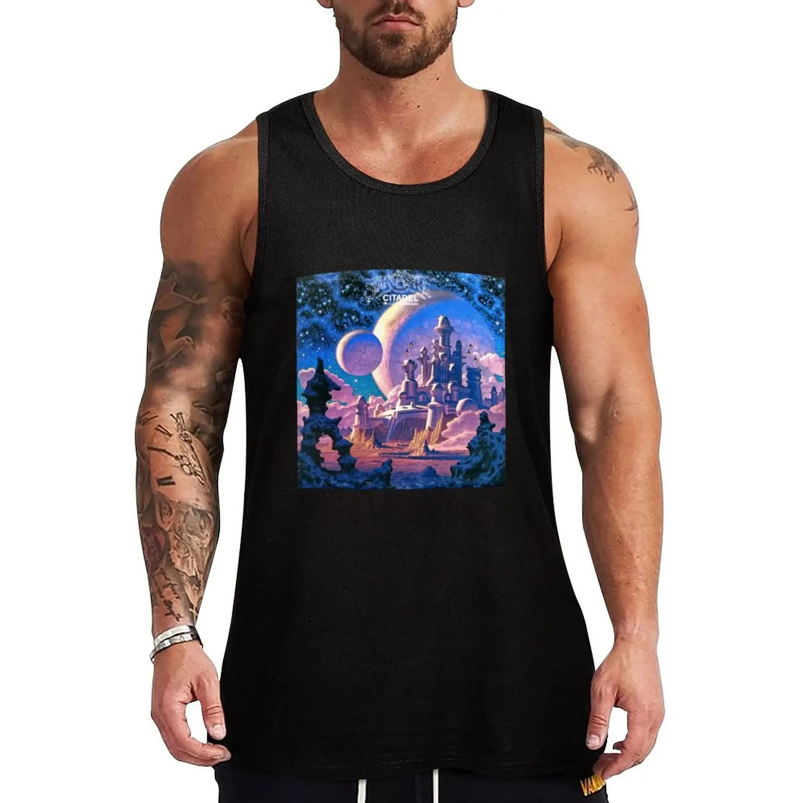 Starcastle Citadel Tank Top Men's cotton t-shirt sleeveless man shirts