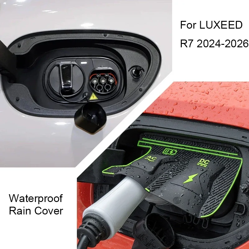 

New Energy Car Charging Port Waterproof Cover Auto Gun Charge Rain Cover Accessories For ZEEKR 001 007 TX STELATO S9 LUXEED R7