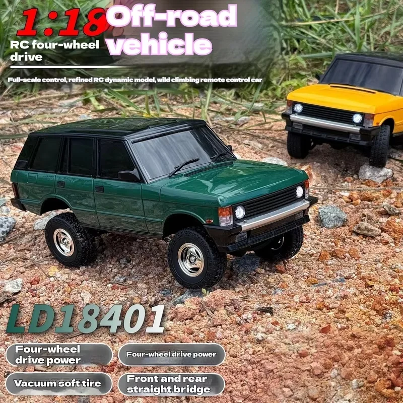 

LD18401 1:18 4WD Rc Car 2.4G Full Scale Remote Control Simulated Off-Road Remote Control Vehicle Shock Absorption Climbing Car
