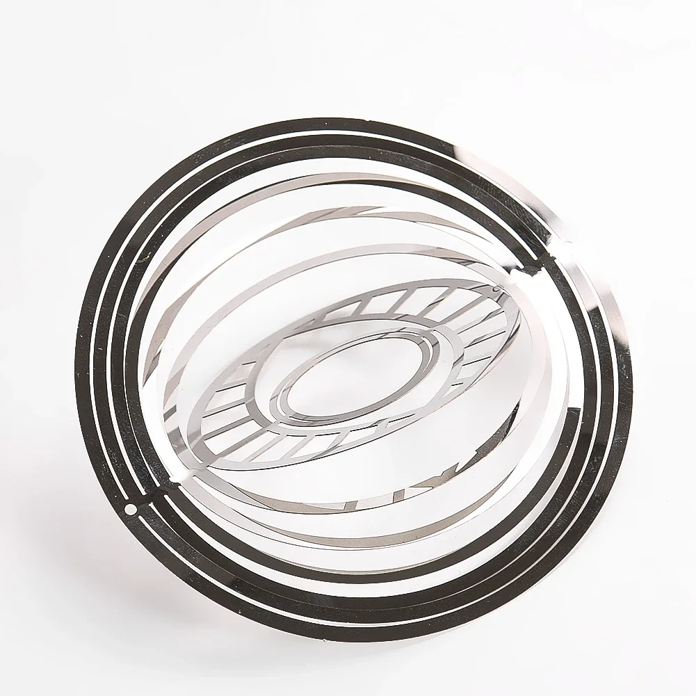 Turkish Devil Eye Wind Spinner Catcher Sublimation 3D Mirror Reflection Rotating Windchime Feng Shui Amulet Hanging Garden Decor