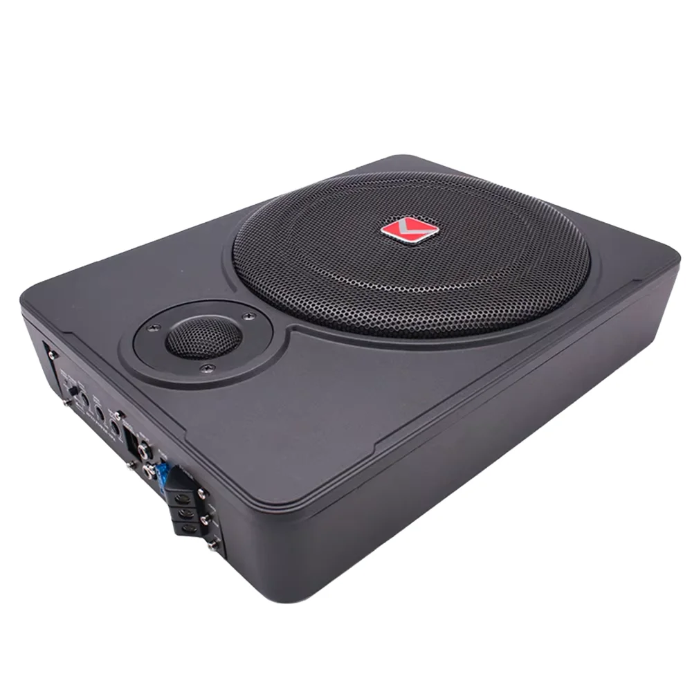 Subwoofer Activo para Auto de 600W Ultrafino de 12V, Subwoofer Trapezoidal para DJ, Altavoz Slim para Asiento de Auto, en Oferta