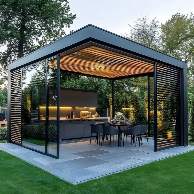 Best Alumina Pergola Outdoor Motorized Bioclimatic Pergolas Aluminum Pergola Roof Pergola 3x6 Garden Pergola Outdoor