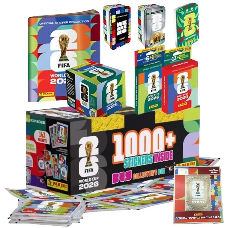 -Genuine 2026 FIFA Panini World Cup International Version Stickers Limited Football Collectibles Rare Souvenir Holiday Gift-
