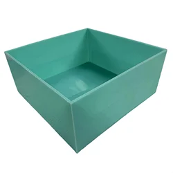 Size 24*24*10.5 cm Square Silicone Liner, Soap Mold,Slab Molds for Capacity 13 Lb,211 Ounce,6 kgs Soap Making