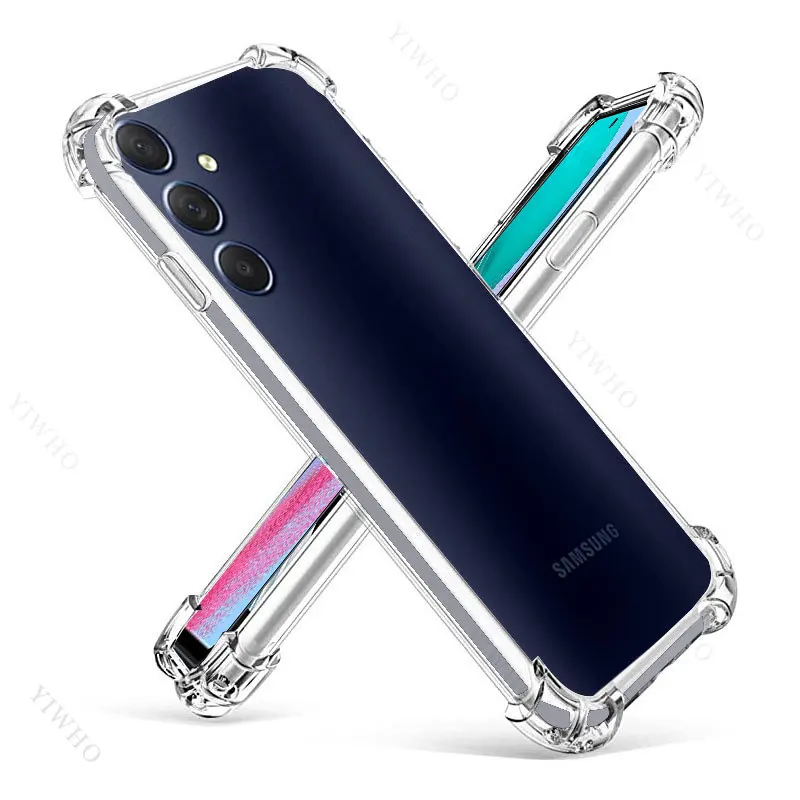 For Samsung Galaxy M54 Simple Slim Soft TPU Clear Transparent Phone Case on For Samsung M54 M 54 54m 6.7