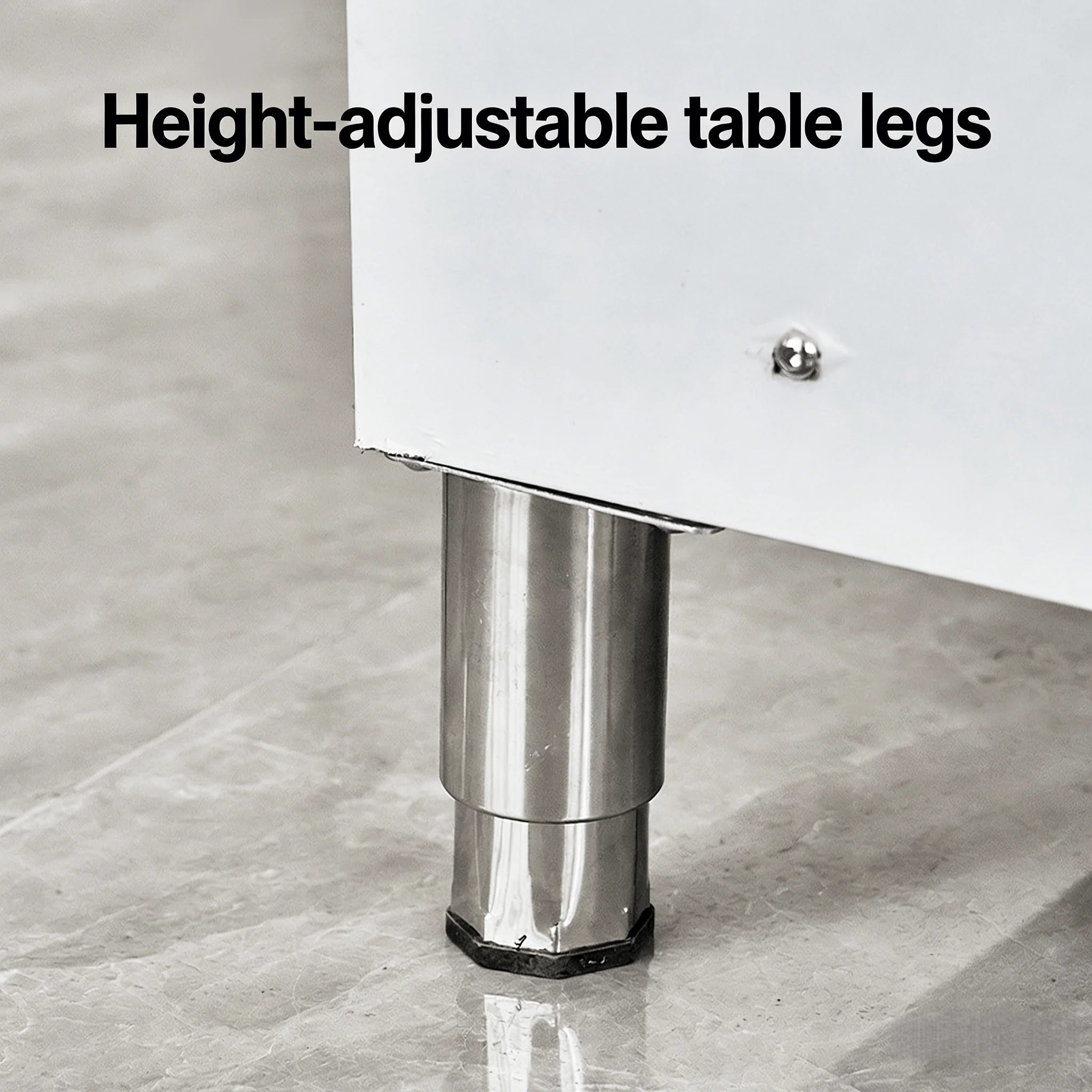 stainless steel workbench thickened type for kitchen storage, hotel food packaging and commercial operations with cabinet