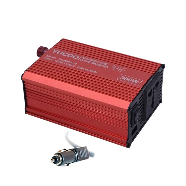 300W 500W Power Inverter DC 12V To 110V AC Car Inverter With 4.2A Dual USB Car Adapter