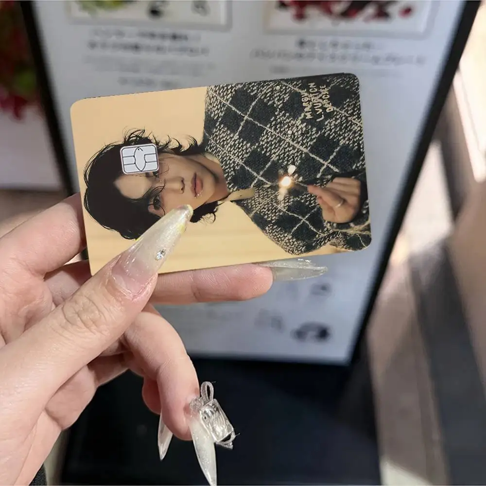 1 قطعة المغني الرائع F-felix Diy بها بنفسك بطاقة الخصم الائتمان ملصق الطرف ملصق الديكور مقاوم للماء رقاقة صغيرة بطاقة الجلد ملصق