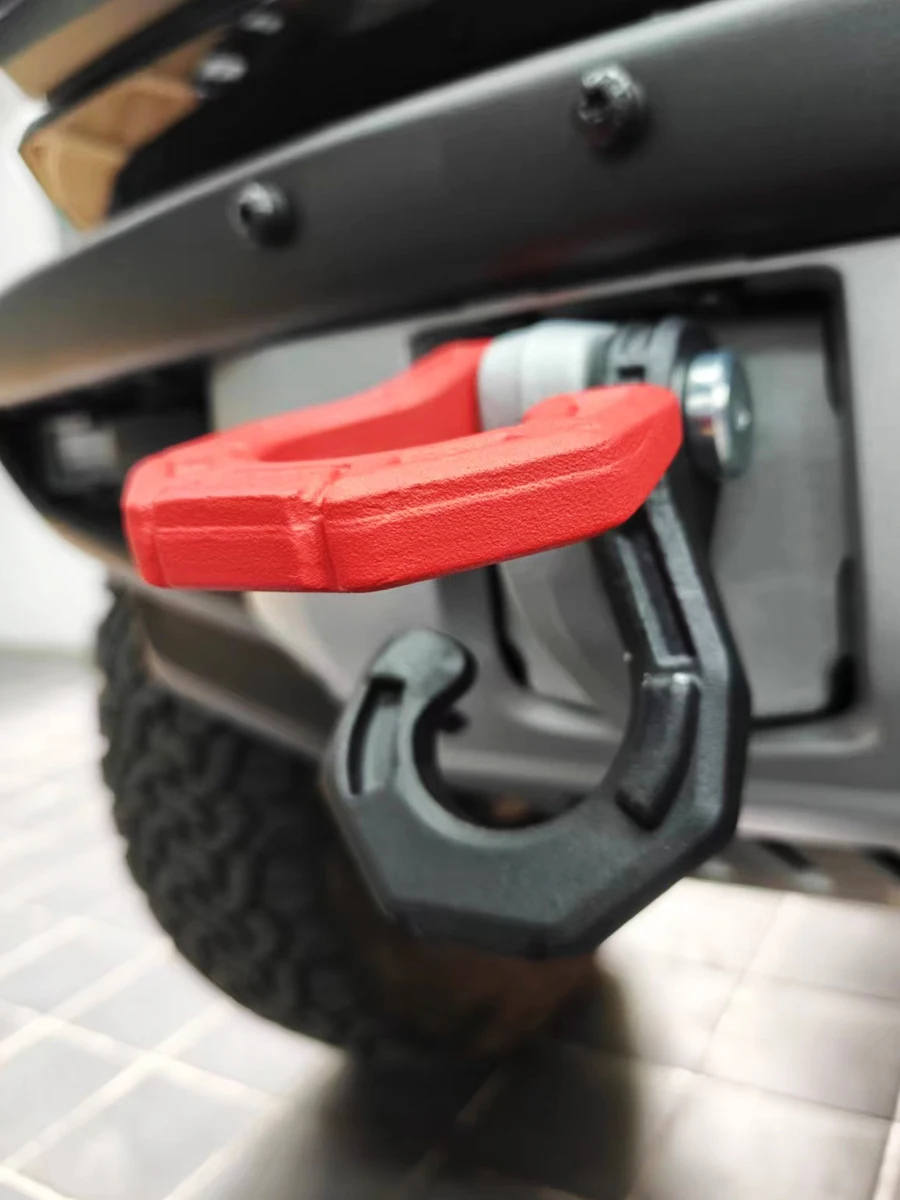 Solid forging Quick rescue shackle trailer Hitch Receiver kits 2 Inch, 3/4 D Ring 4X4 off-road rear bumper towing hook