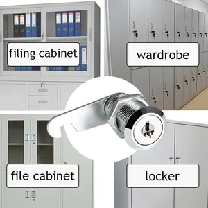 Classic Security Lock with Keys, Cylinder Locker Cabinet, Cam Lock, Mailbox, Metal Drawer, 16mm, 20mm, 25mm, 30mm 12 Main Sales Lock Brazil Old - №2