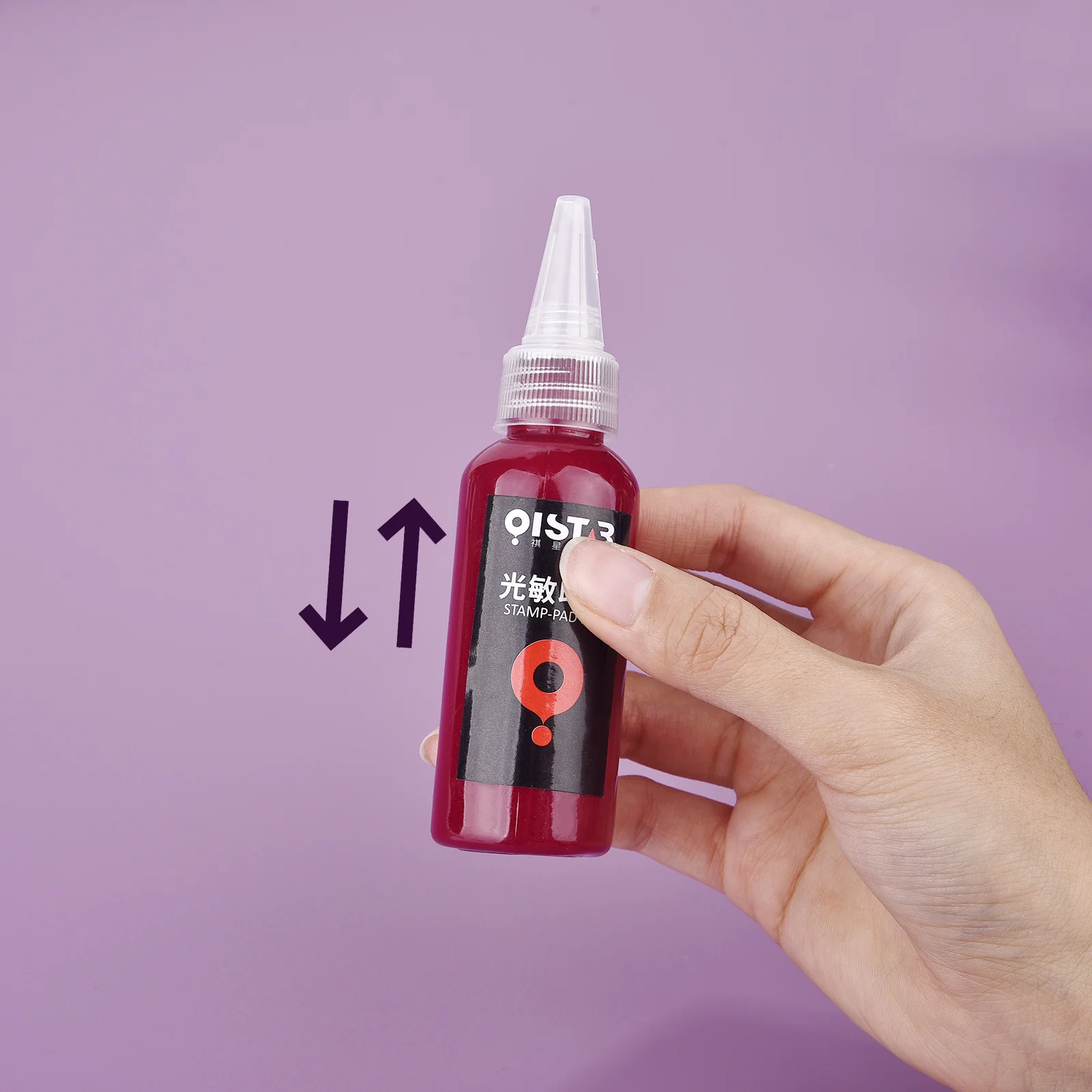 12 Colors 50ml Photosensitive Printing Oil Ink Official Seal Financial Stamp Clearer Stamp Ink Printing Oil Office Supplies