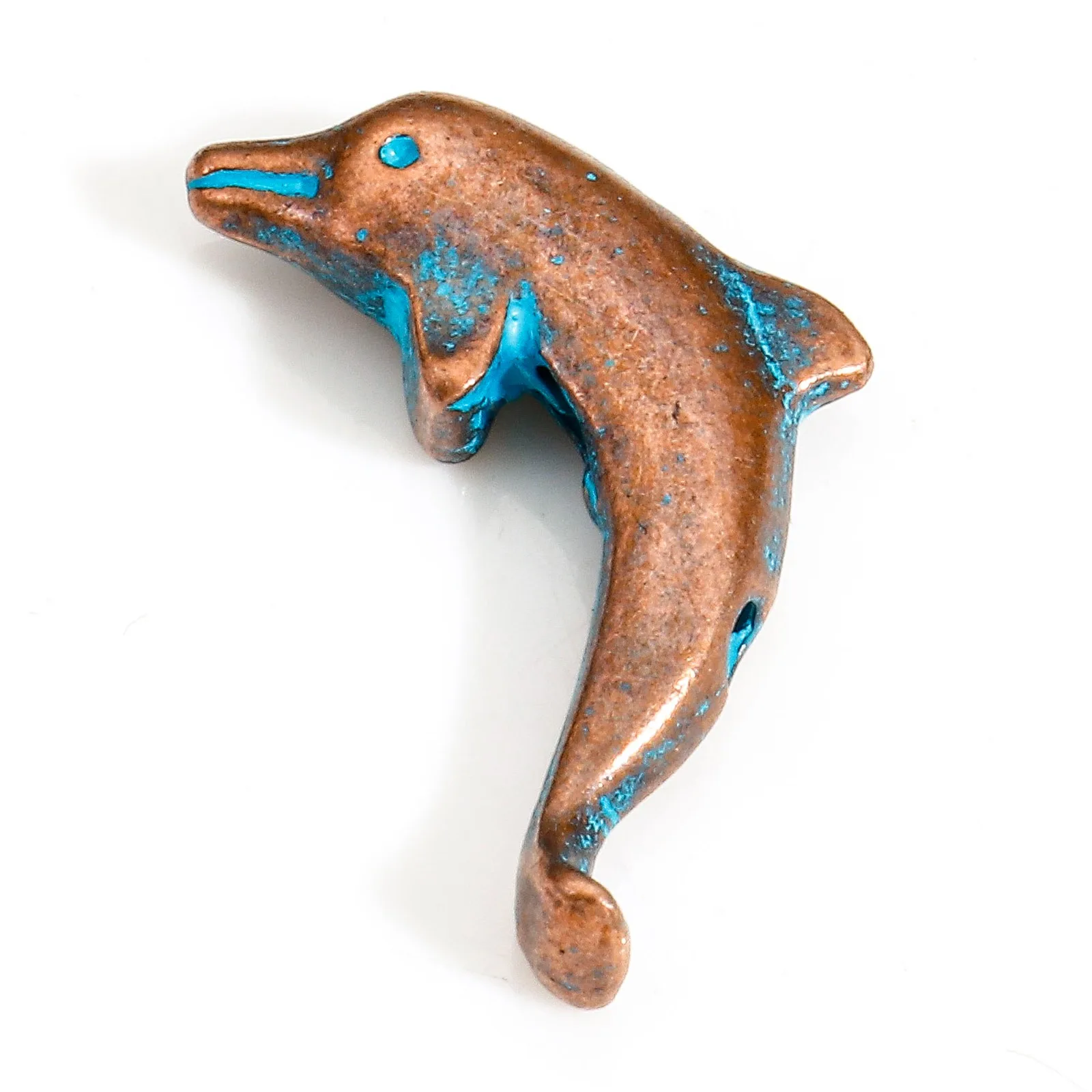 30 Stück Zink basis Legierung Ozean Schmuck Spacer Perlen für DIY Charm Schmuck machen antike Kupfer blau Stern Fisch Meerjungfrau Patina – Detail 7