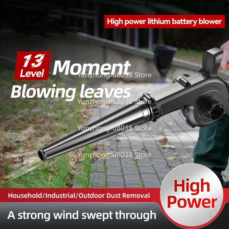 Handheld 21v Garden Garden Rechargeable Electric Blower Leaf Battery Powered Small Cordless Leaf Blower Vacuum