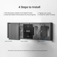 Sonoff Ewelink Switchman R5 WiFi Smart Home Wall Multi-channel Scene Controller Remote Control Click Double-click to trigger