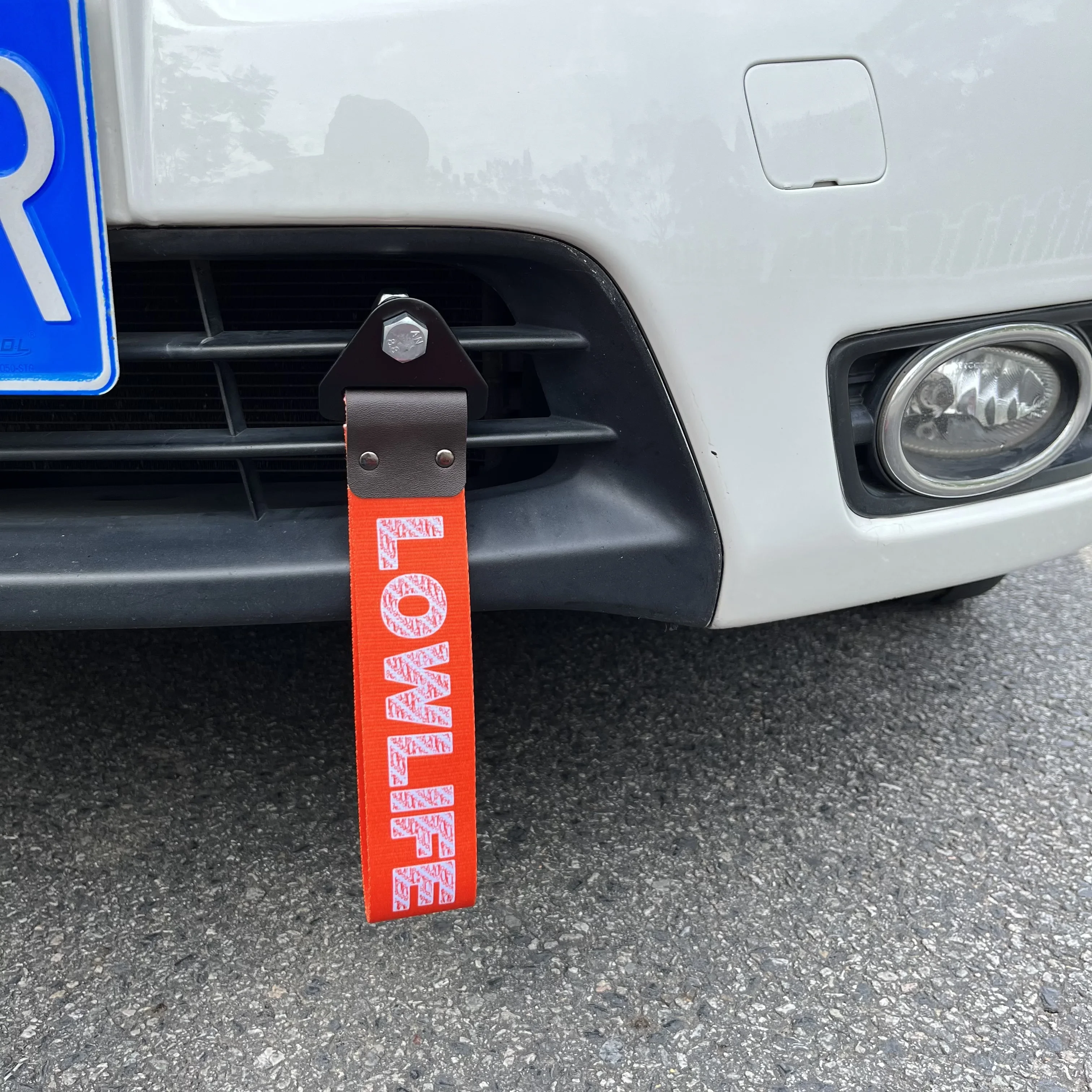 Hot JDM Culture Car Color Pendant Tow Strap Belt Tow Rope Ribbon Auto Accessories Trailer Ropes Bumper Towing Strap For Honda