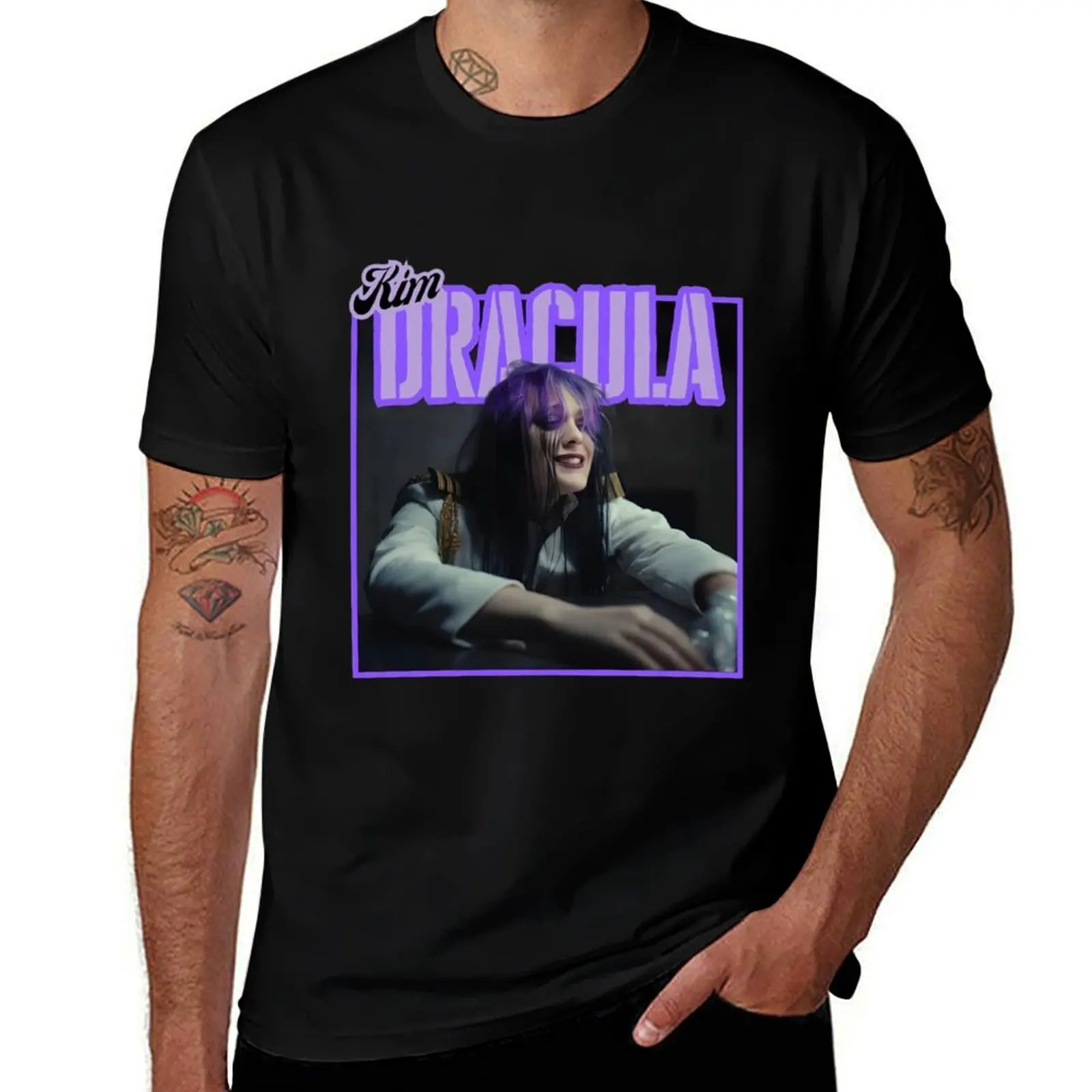 Kim Dracula T-Shirt summer top vintage t shirts mens graphic t-shirts