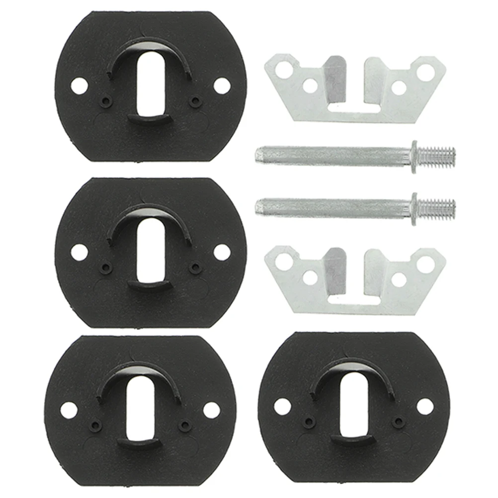 

2 Sets Sofa Connector Sectional Couch Metal Accessories Black Furniture Clips Sturdy PE Iron Material Durability Practicality