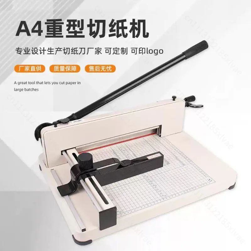 858-A4 Heavy Duty Paper Trimmer Guillotine Photo Cutter A4 Size Desktop Paper Cutting Machine Manual Paper Cutter Cutting Tool