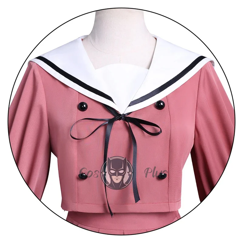 Disfraz de Cosplay de las flores fragantes con dignidad, Tops para mujeres y niñas, falda, vestido Waguri Kaoruko, uniforme escolar, conjunto de fiesta