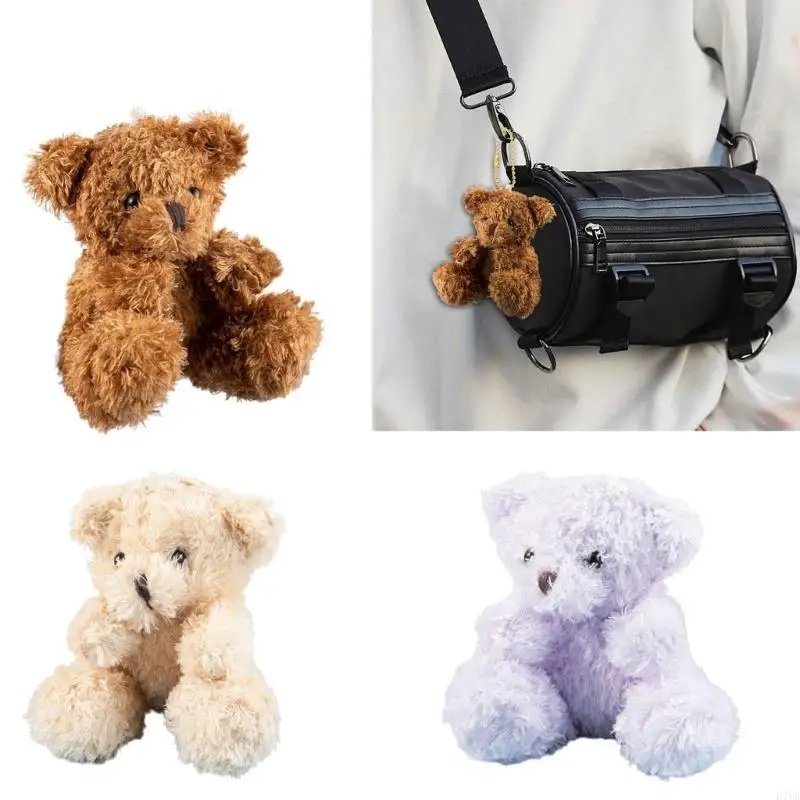 D7YD لعبة الدب الحلو هدية لرياض الأطفال جائزة الطالب للمعلم للبنين والبنات ملحقات حقيبة المحفظة #2