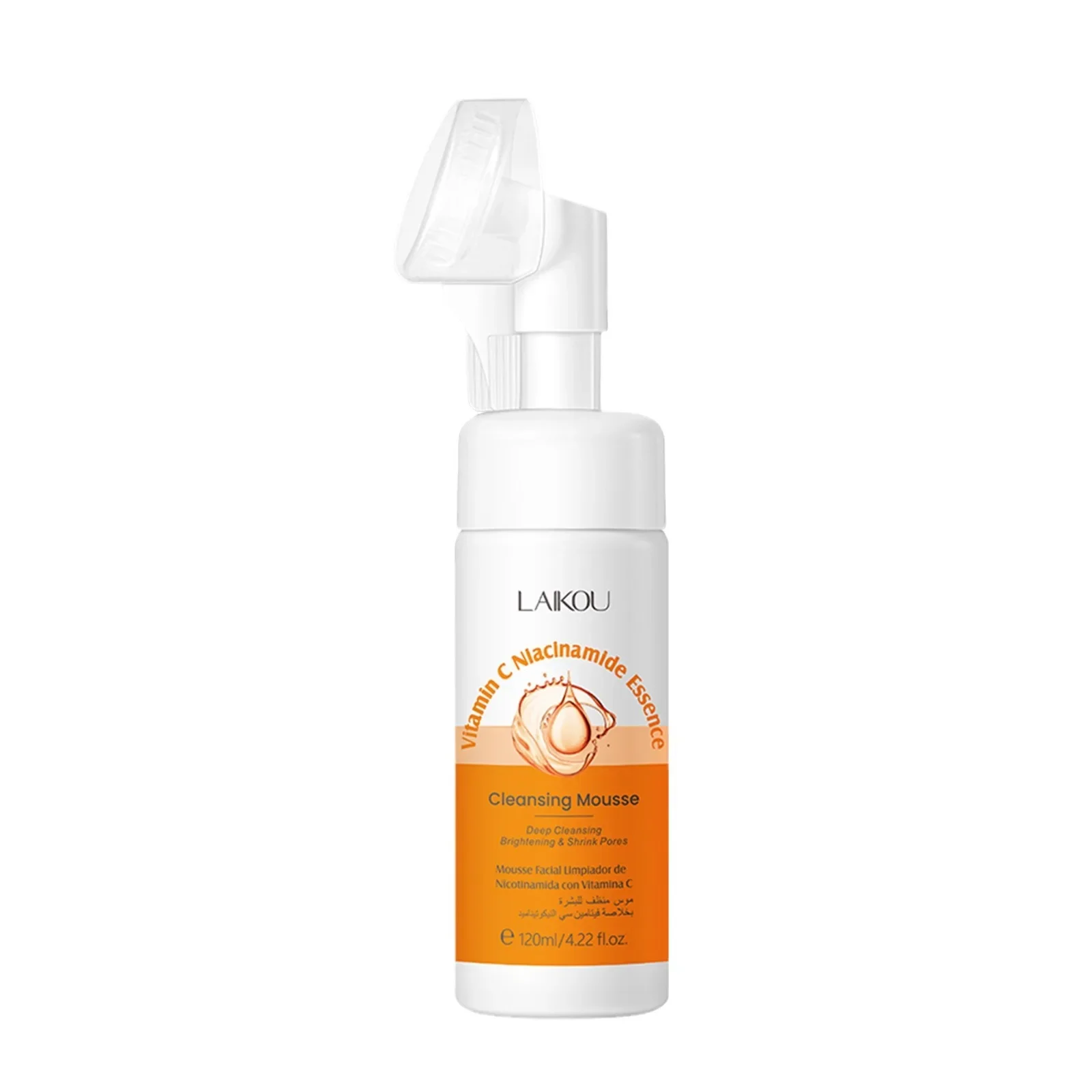 LAIKOU Vitamin C Cleansing Mousse Niacinamide Moisturizing Oil Control Deep Cleaning Facial Cleanser Foam Skin Colour Skin Care