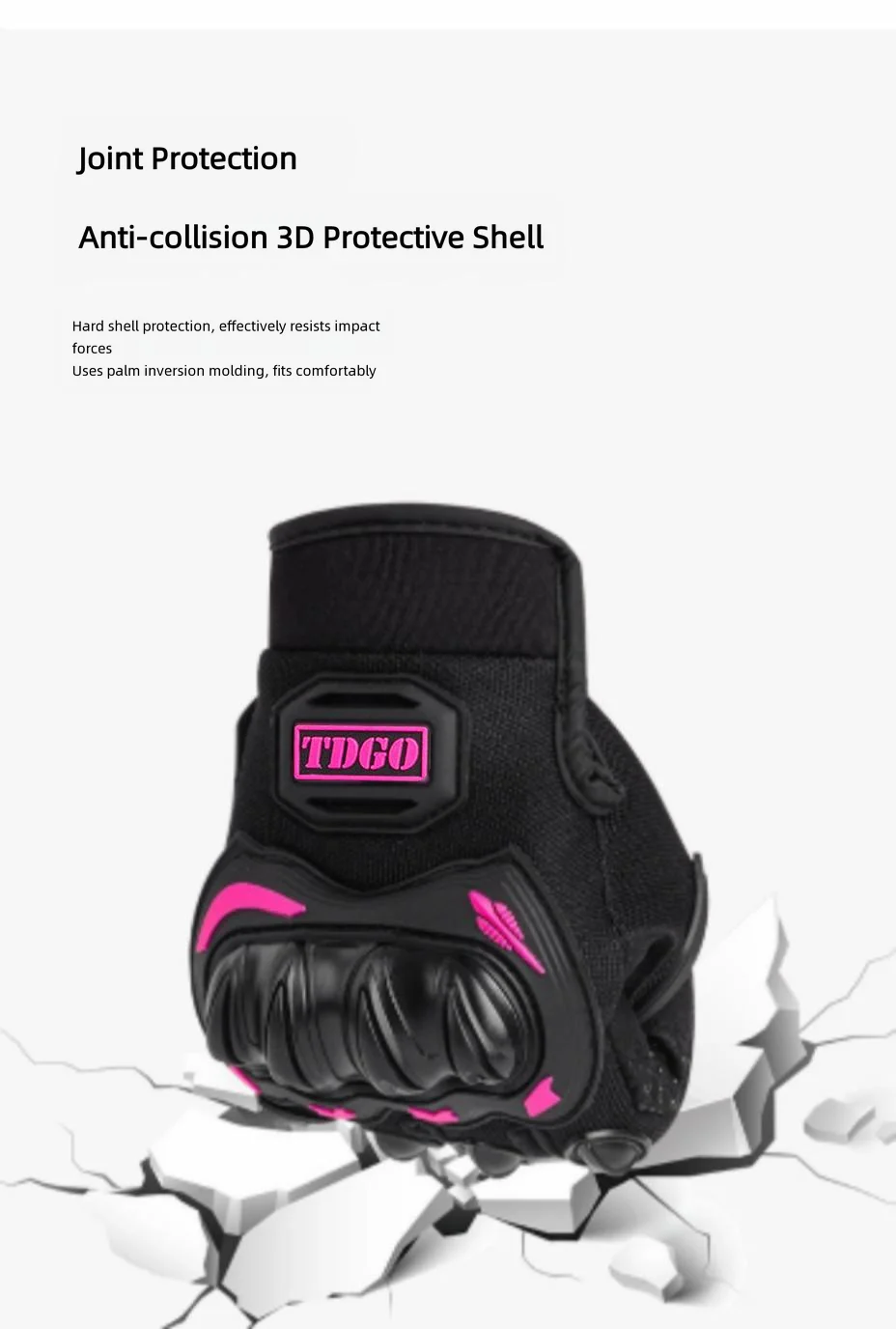 Summer Lady Pink Motorcycle Gloves Women Breathable Motorbike Riding Gloves Anti-fall Touch Function Motocross Moto Biker Glove