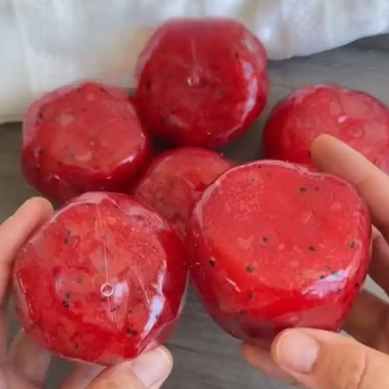 【BS】Handmade Watermelon Slushy  Toy Soft Slow Rebound Stress Relief Squeeze Toy Realistic Fruit Simulation Model Adult Gift