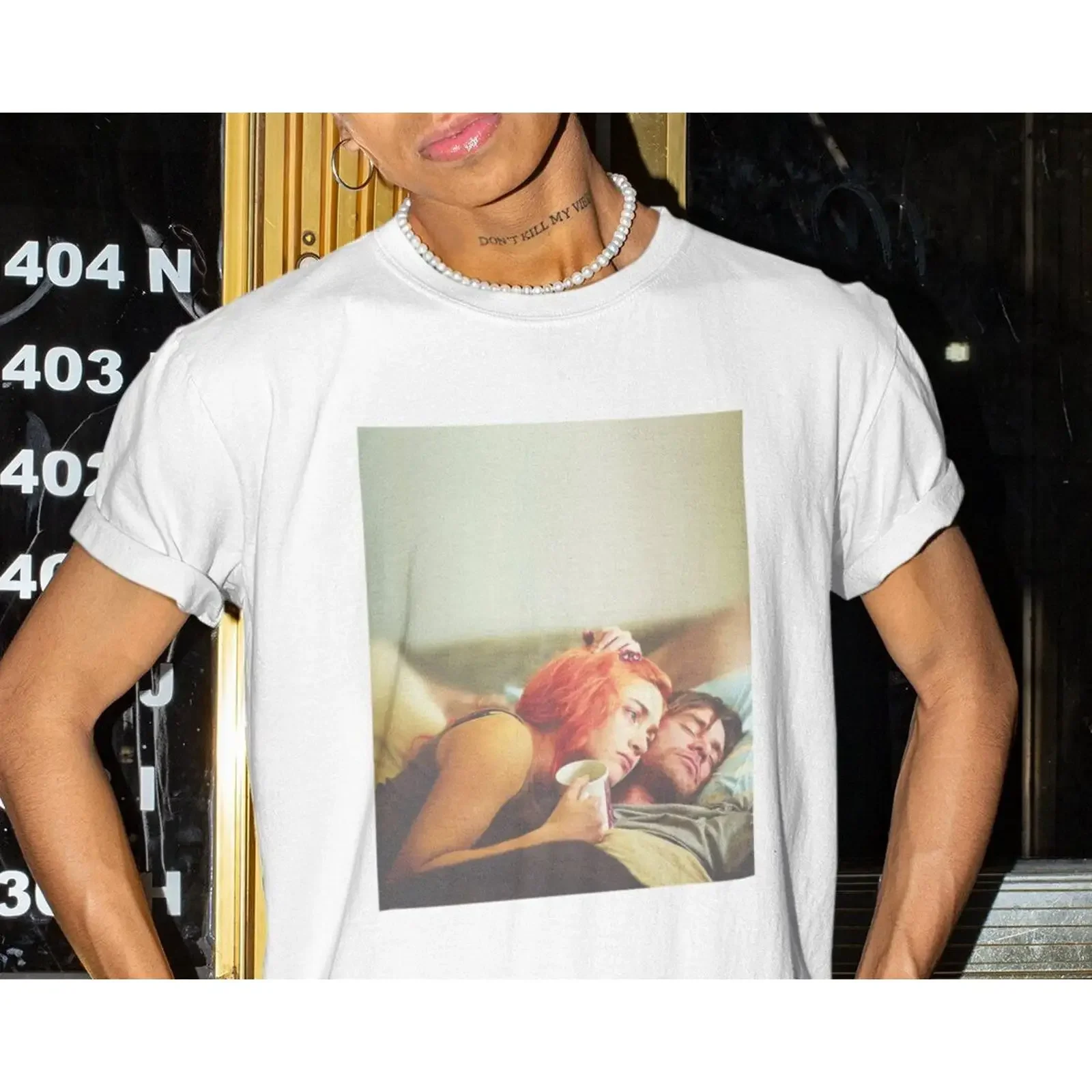 Eternal Sunshine of The Spotless Mind Aesthetic T Shirt Vintage Cult Movie Casual Streetwear  vintage Washed Soft