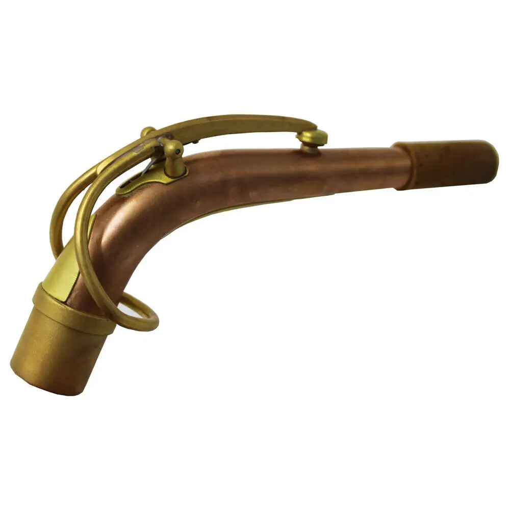 رقبة ساكسفون نحاسي للموسيقى الشرقية ، رقبة سبا ، صوفي ، غير ورنيش