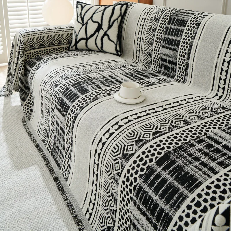 1PC Chenier Sofa Cover Light Luxury and High-end Sense All-inclusive Blanket for All Seasons Sofa Towel Anti-cat Scratch