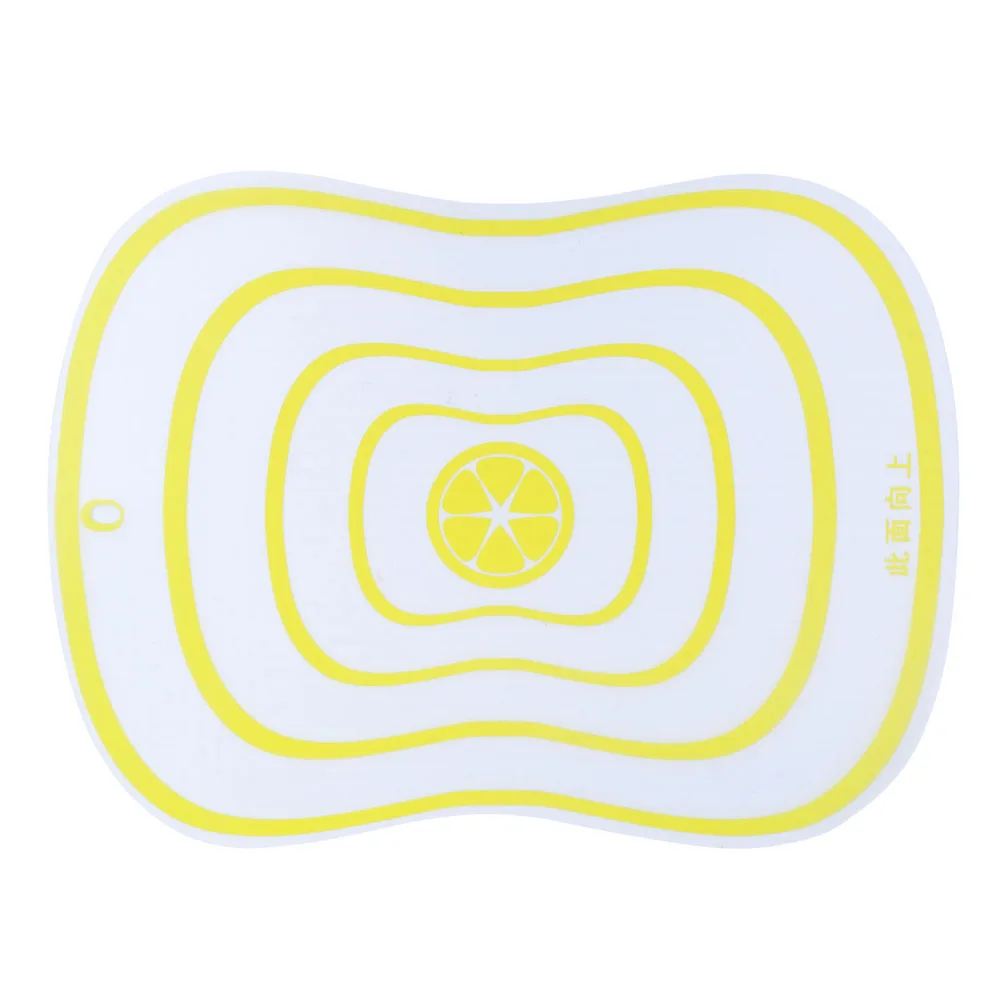 

4Pcs Non- Kitchen PP Cutting Board Set Color-Coded Chopping Mats with Food-Specific Graphics for Prep