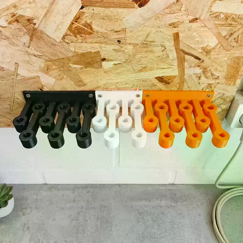 1Pcs Hand Tool Organizer Holder 6/9-Hole Wall Mount Screwdriver Storage Rack For Garage & Warehouse Tool Sorting