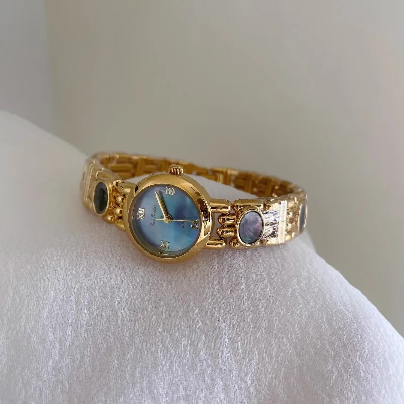 Women's Watch Elegant Luxury Jade Bracelet Quartz Watches Gift For Women 2025 New High Quality Waterproof Wristwatch