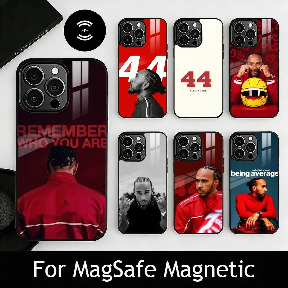 

Racing Driver L-Lewis H-Hamilton Phone Case For iPhone17,16,15,14,13,12,11 Plus,Pro Magnetic For Magsafe Wireless Charging