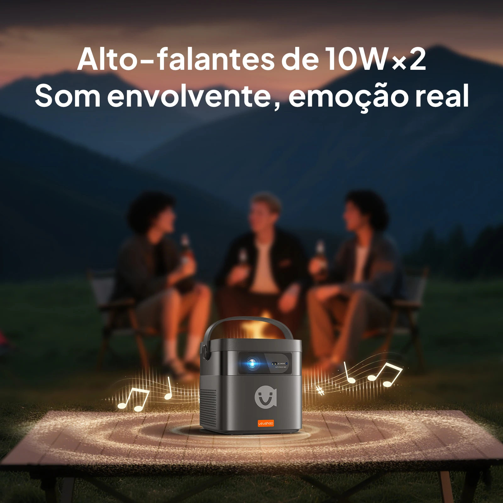 Vevshao V50 3D มินิโปรเจคเตอร์แบบพกพา 4K HD LED WiFi 1080P ภาพยนตร์ DLP โฮมเธียเตอร์โปรเจคเตอร์ 15000mAh แบตเตอรี่