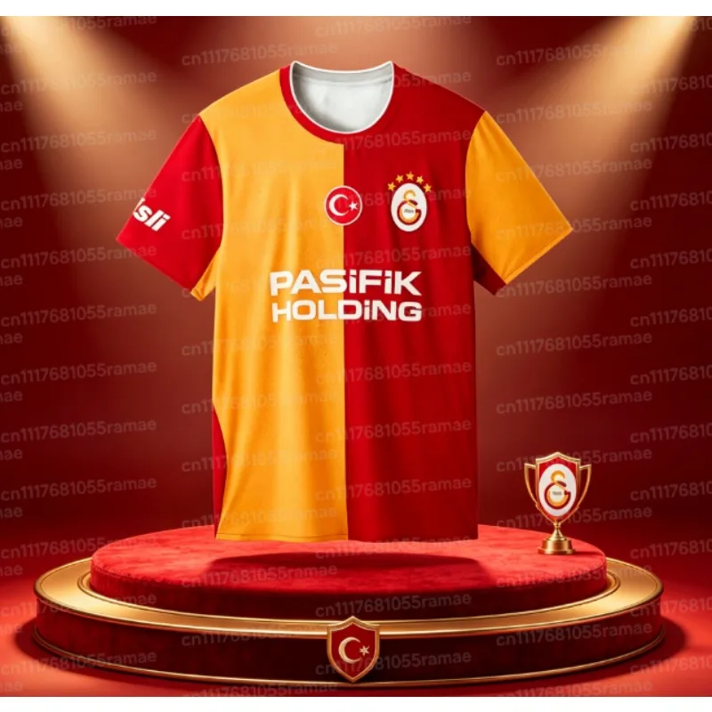 New 2026-27 Galatasaray Home and Away Jerseys, Quick Drying Fan T-shirts, Family Style Breathable Sports Football Apparel