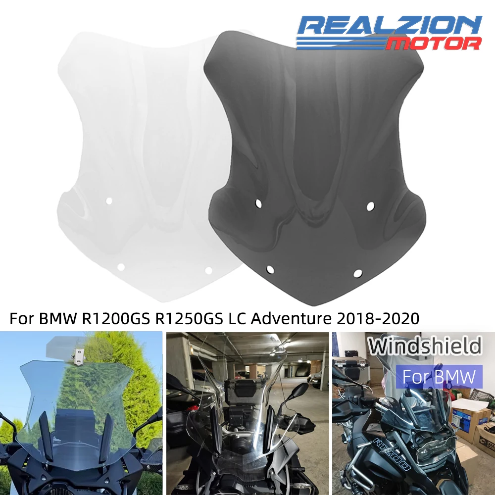 

RZ R1200GS R1250GS 2018 Motorcycle Wind Screen Deflector Windscreen Windshield For BMW Adventure R 1200 R1250 GS R1200GS LC ADV