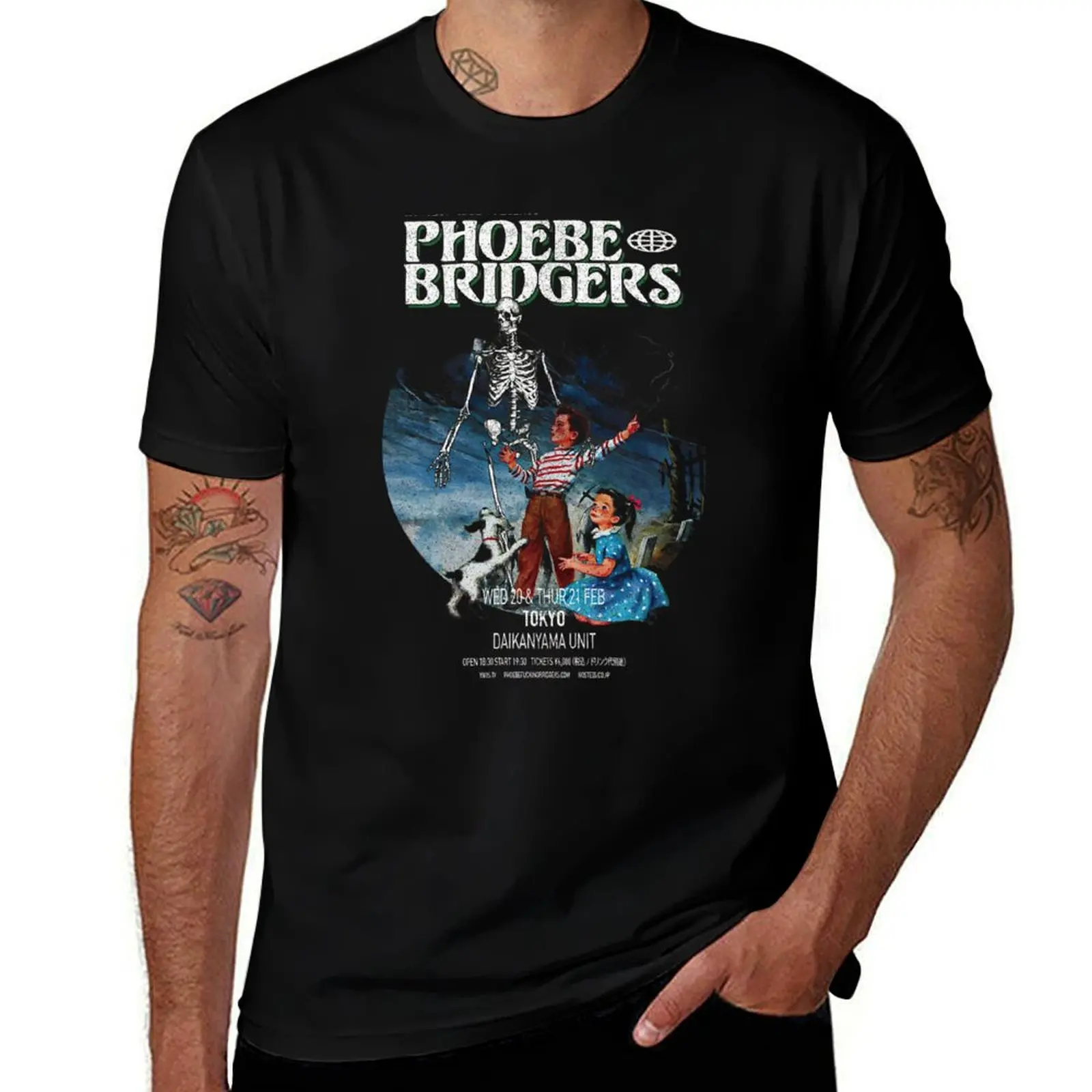 Vintage Phoeb Bridgers T-Shirt sports fans cotton graphic tees hippie clothes men clothing