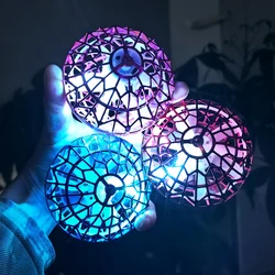 Spinning Flyball, Night Light Suspension Ball, Return Hand Throwing, Spinning, Decompression UFO, Novel Luminous Children's Gift