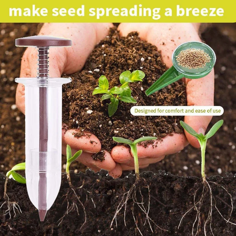 Mini Seed Spreader Kit Mini Seed Spreader Set Seed Sower Spreader Handheld For Tiny Seeds