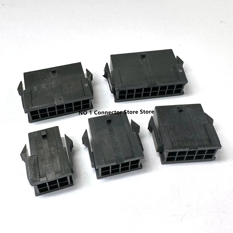 10PCS Micro-Fit 3.0mm Pitch Connector Double Row Female Housing 2/4/6/8/10/12/14/16/18/20/22/24Pin 5557 43020 Series