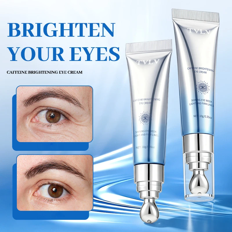 Caffeine Brightening Eye Cream, Moisturizing and Water Locking, Firming and Caring for Eye Skin, Daily Eye Care