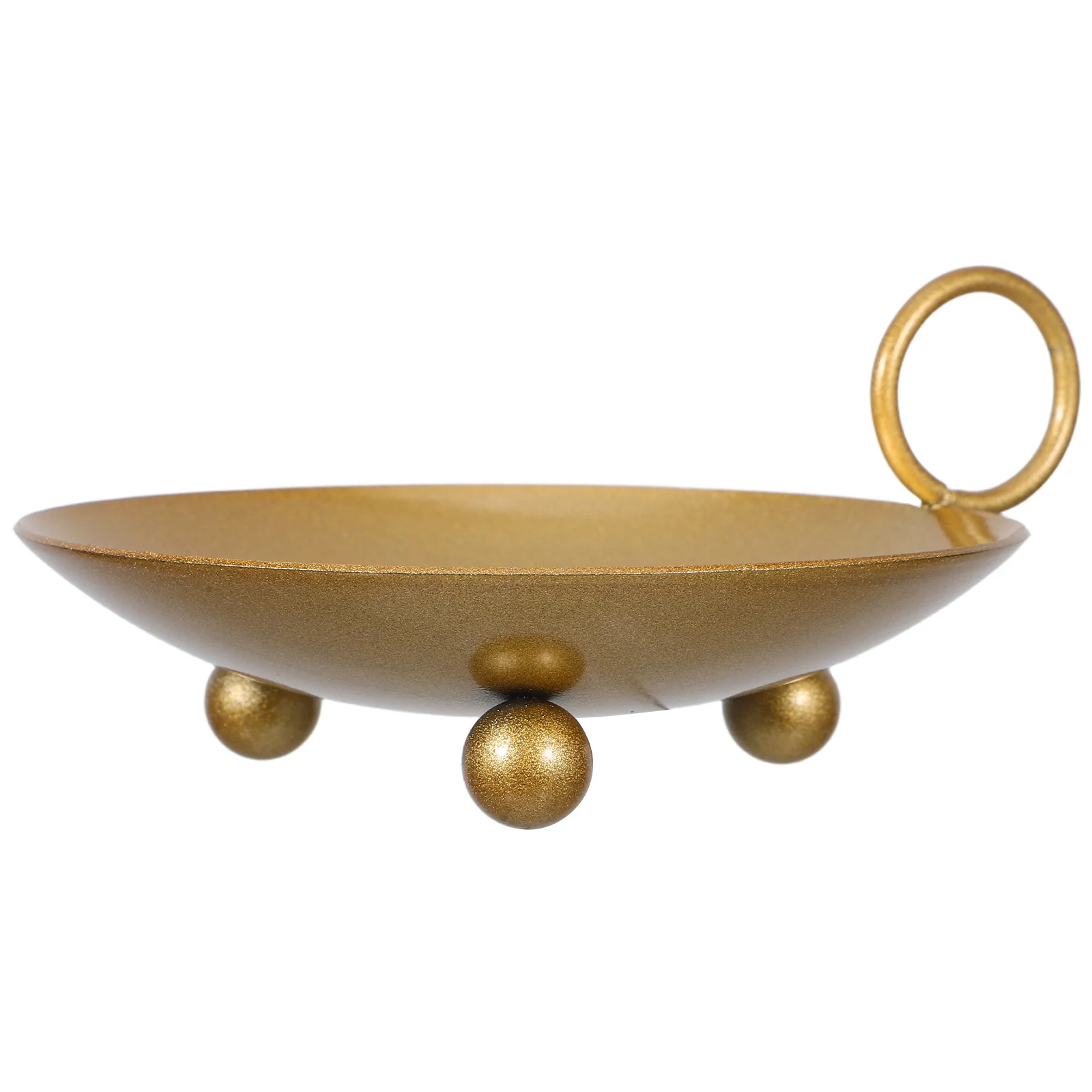 

Iron Pillar Holder Tray Round Plate for Romantic Dinner Weddings Home Decor Religious Ceremony Stable Design