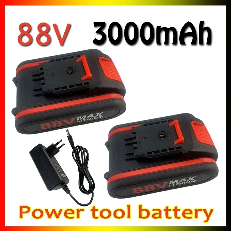 

88V For WORX Electric Tool General Rechargeable Lithium Battery Screw Driver Electric Drill Electric Pruning Saw