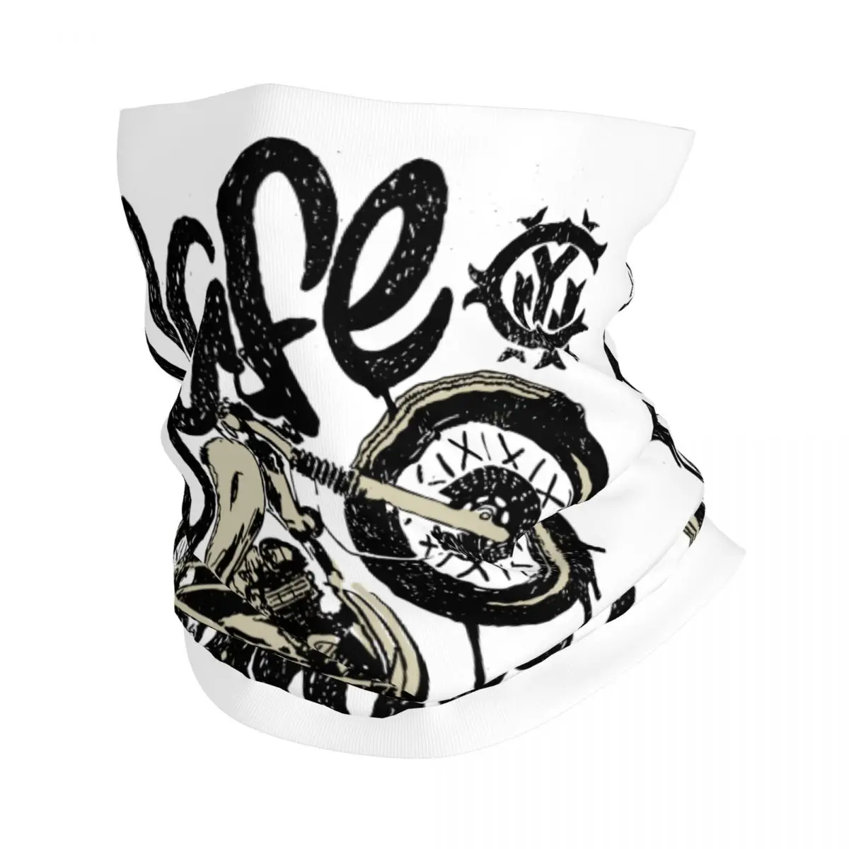Happiness Cafe Racer Vintage Moto Custom Motorcycle Bandana Neck Gaiter Print Mask Scarf Multifunctional Headband Running Adult